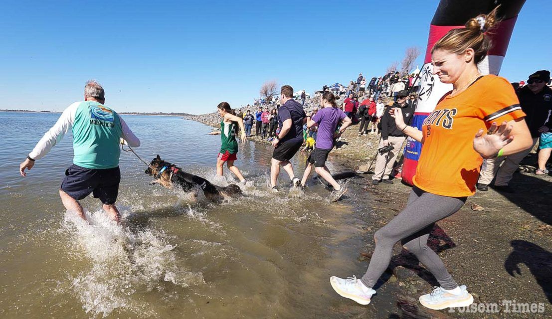 Splash for a cause; Special Olympics Polar Plunge, run hits Folsom Lake