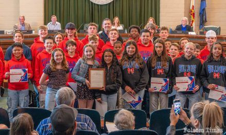 City honors Folsom Jr. Bulldogs for academic and athletic excellence