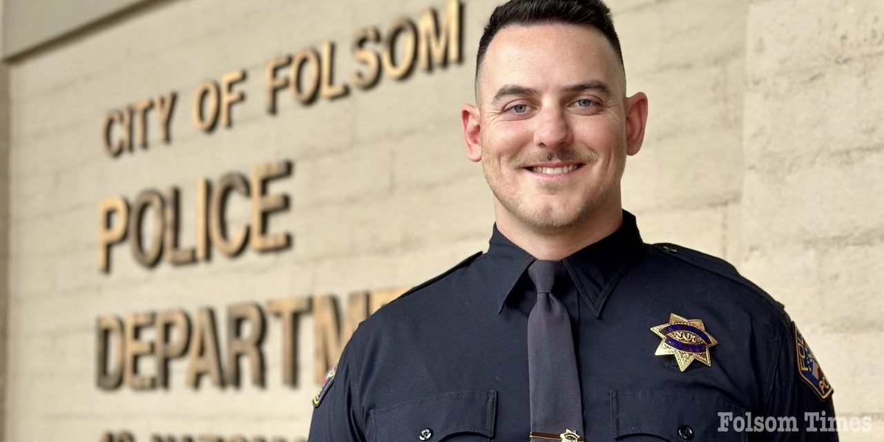 Folsom Police welcomes officer Drew Romo to force