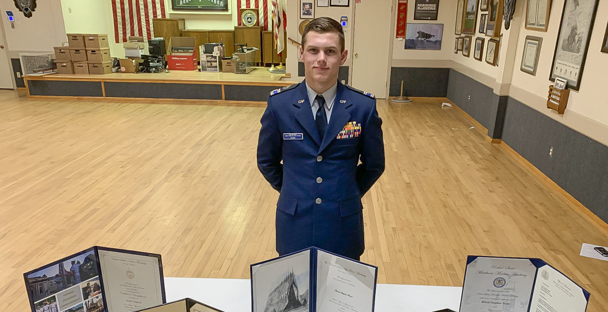 El Dorado County Cadet Earns Appointments to 4 Military Academies