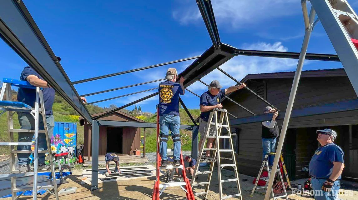 Folsom’s Interpretive Garden grows;Rotarians raise gazebo