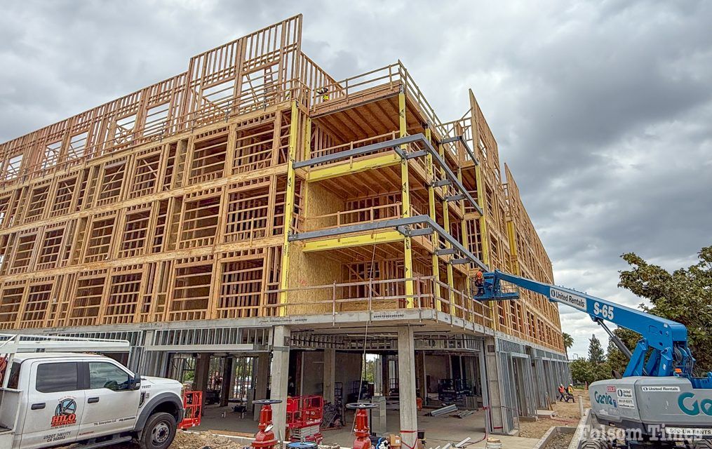 New Folsom Palladio Hotel rising fast toward Spring 2026 opening