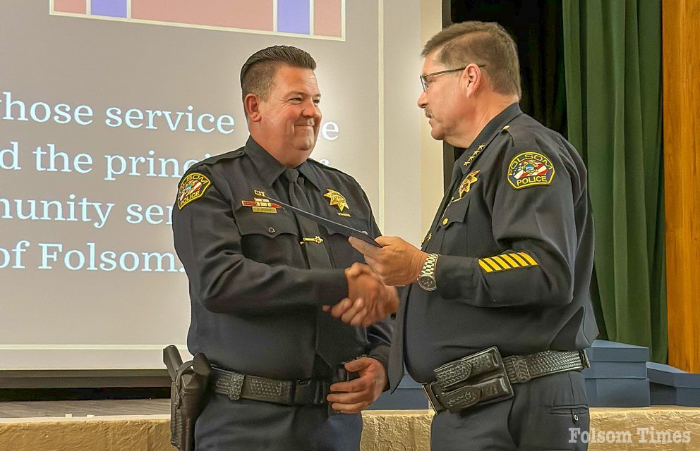 Folsom Police honors, promotes several members of its force