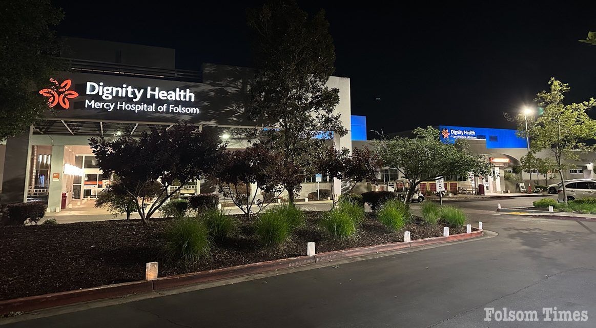 Dignity Health Mercy Hospital lights up Folsom sky to celebrate nurses