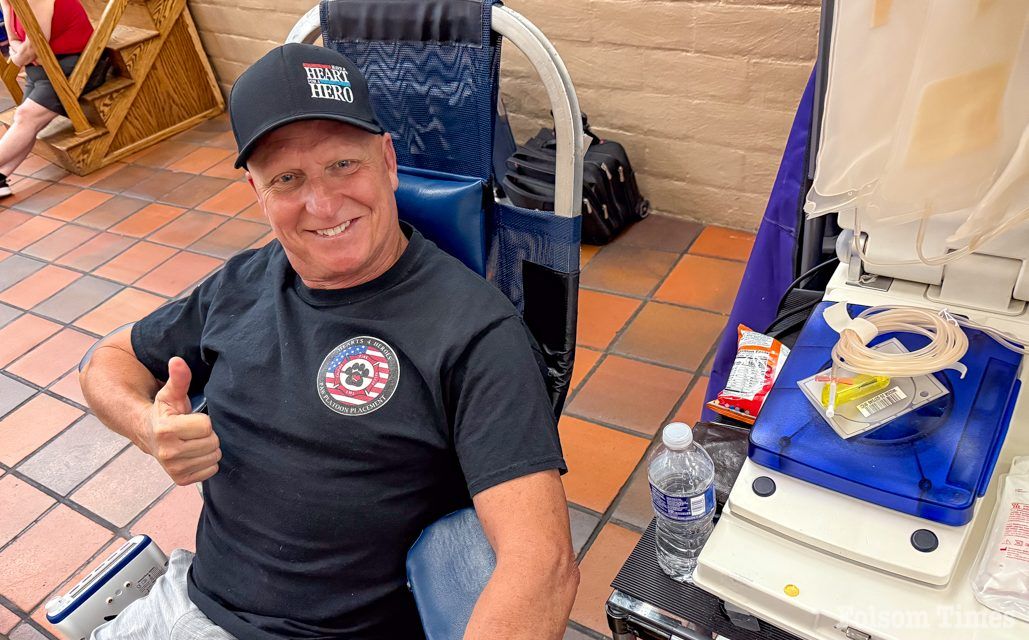 Folsom’s finest roll up their sleeves for Battle of the Badges Blood Drive
