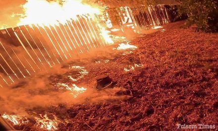 Fireworks suspected in Folsom fire that threatened homes July Fourth