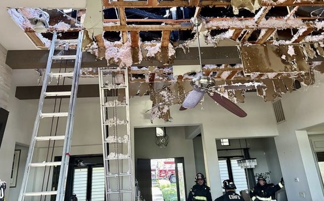 Barbecue blaze damages El Dorado Hills home, displaces residents