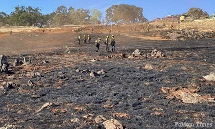 Blackstone fire in El Dorado Hills contained to under 3 acres