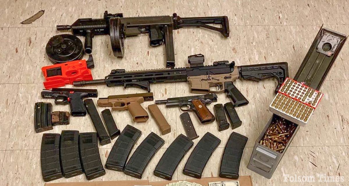 Orangevale man arrested with illegal firearms, drugs, $35K in cash