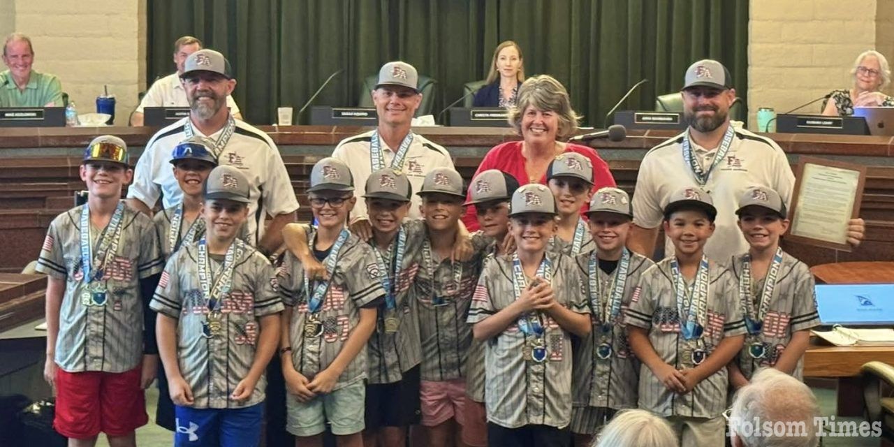 Mayor honors Folsom American Little League All-Stars