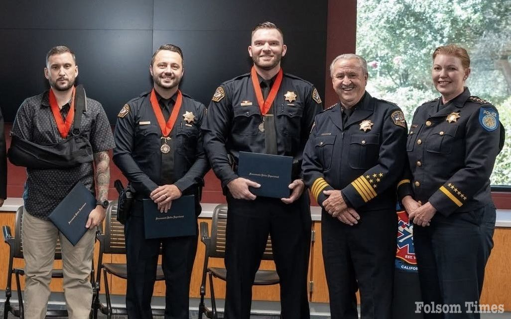 Folsom officers earn Life Saving Awards for heroic actions