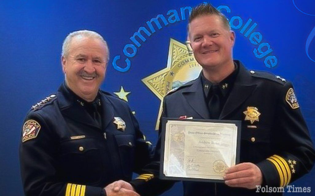Folsom Police commander graduates top POST leadership program