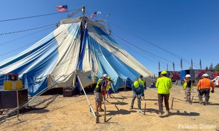 Big top rises in Folsom as Circus Vargas prepares to open