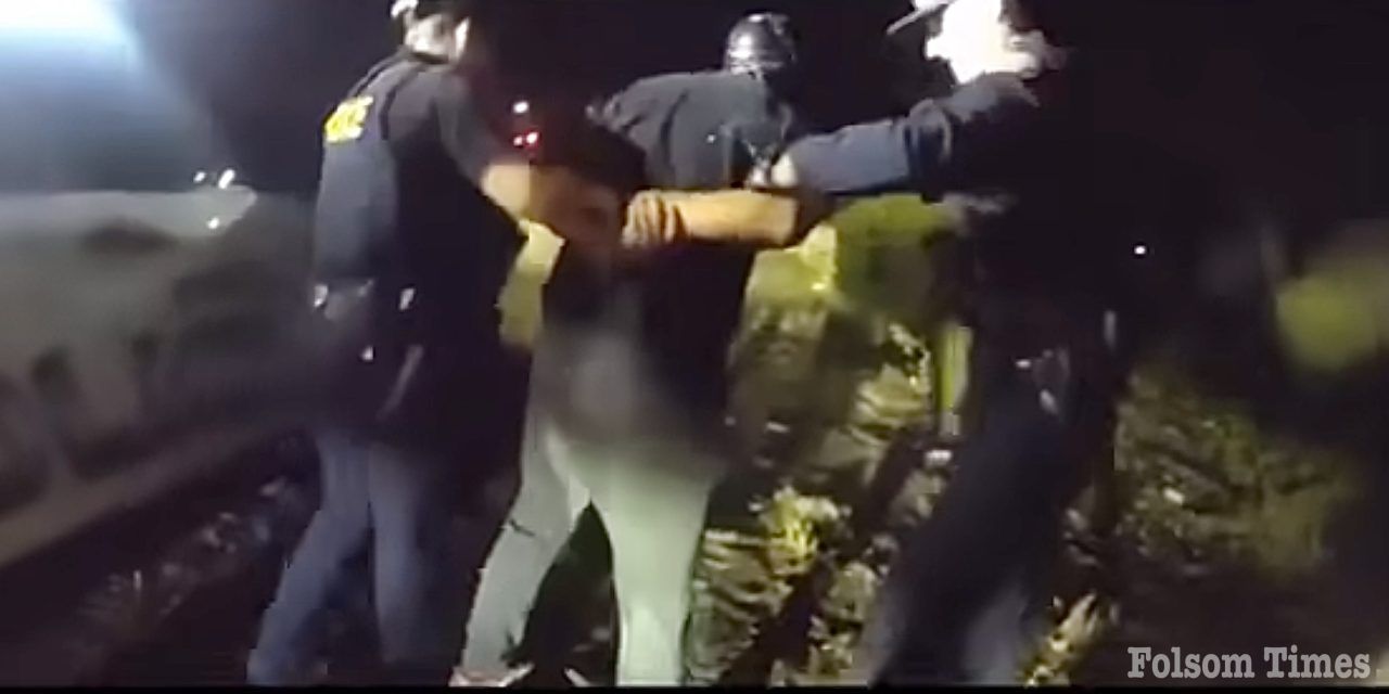 Man arrested after assault on officer outside Folsom hotel