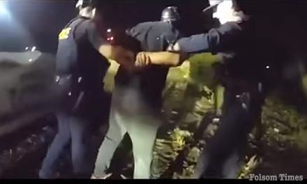 Man arrested after assault on officer outside Folsom hotel