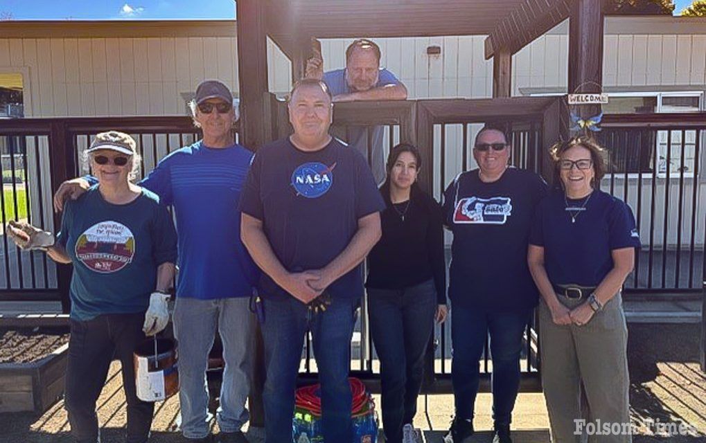 Volunteers revitalize Cordova Meadows Elementary garden
