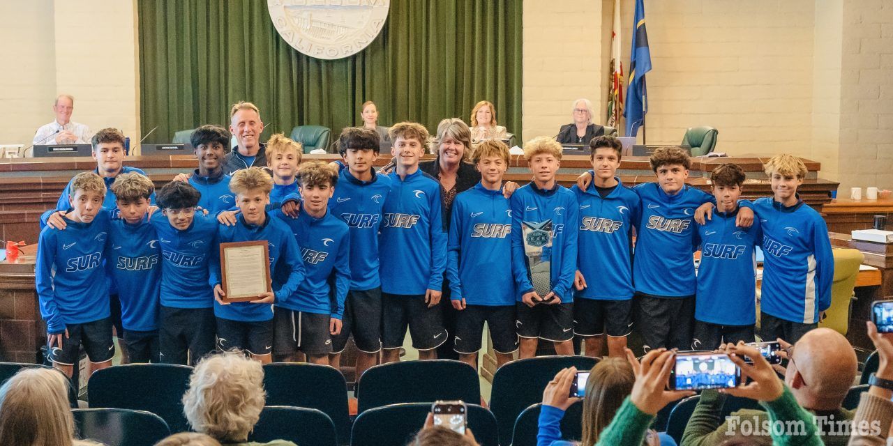 Folsom Lake Surf Soccer Club honored by mayor for National Championship