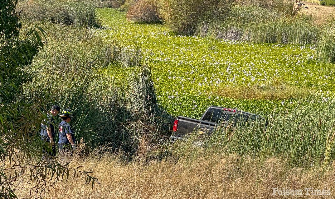 Vehicle flies off US50, plunges into Folsom marsh; 2 rescued