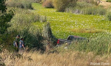Vehicle flies off US50, plunges into Folsom marsh; 2 rescued