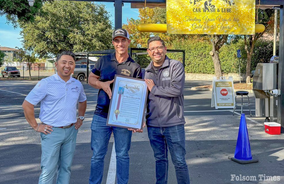 Folsom Glenn Car Wash & Auto Lube named Dist. 7 Small Business of the month