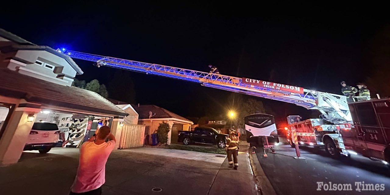 Folsom firefighters make quick work of Thorndike Way home fire Monday night