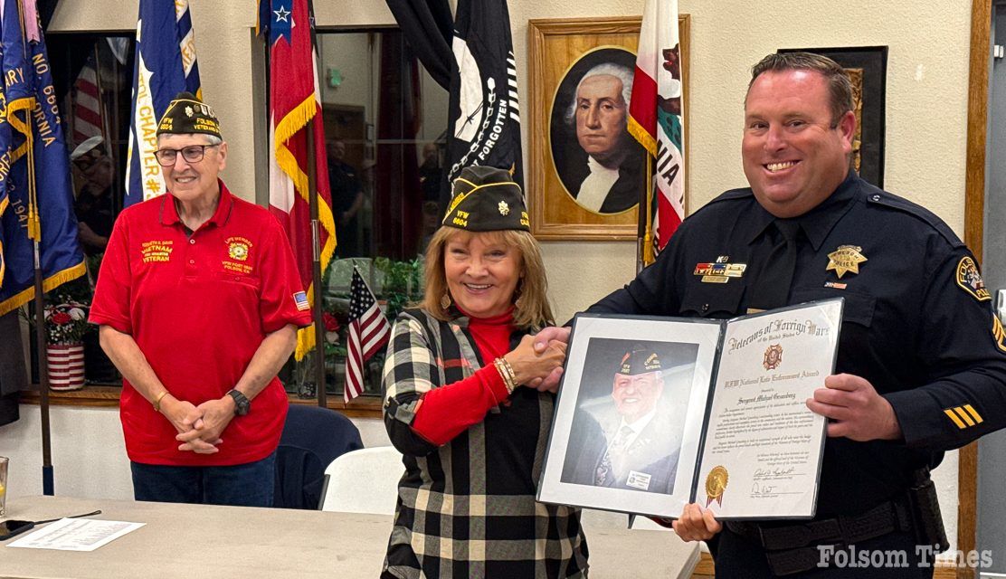 Folsom Police Sgt. Mike Grueneberg named National VFW Officer of the Year