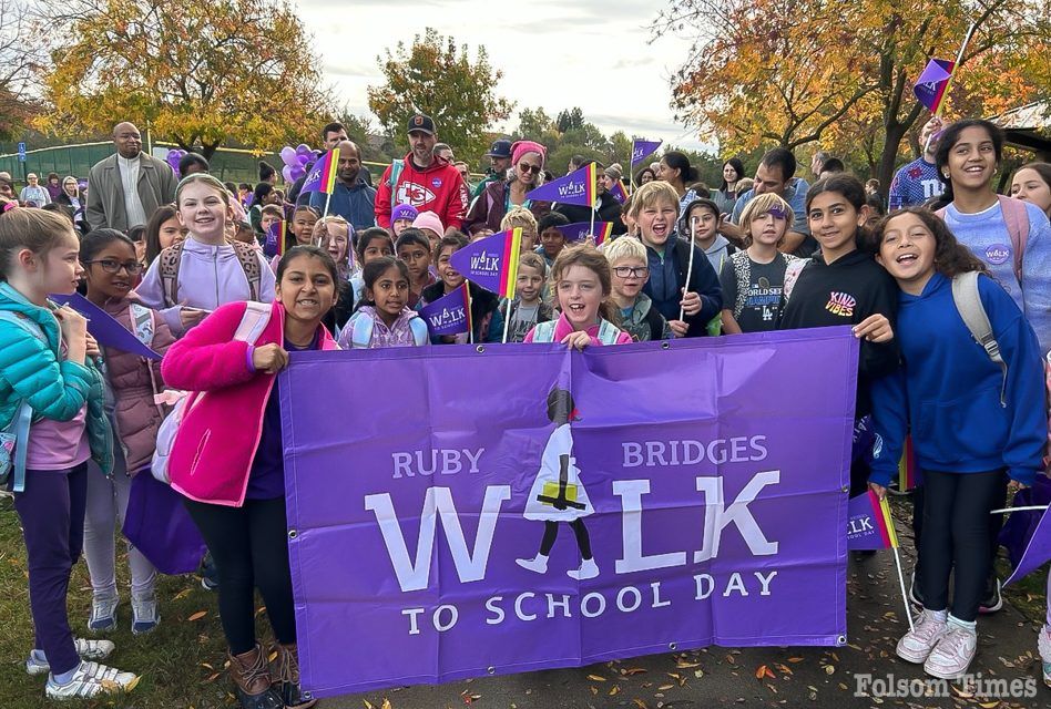 Folsom Cordova schools see record participants in Ruby Bridges Walk to School Day
