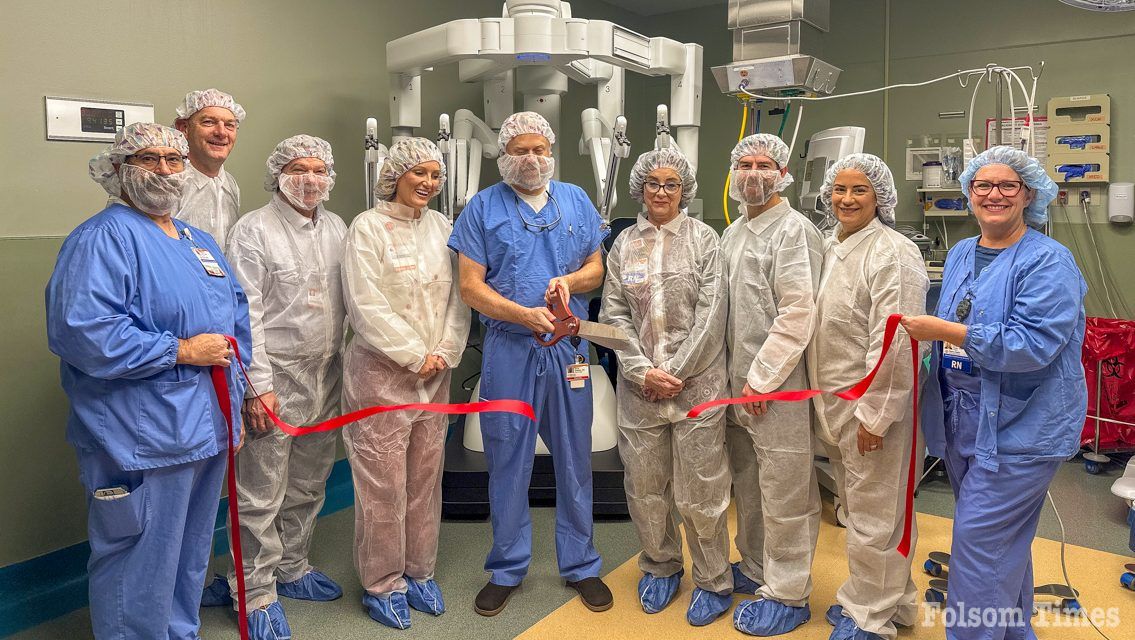Dignity Health Mercy Hospital of Folsom unveils latest surgical robot
