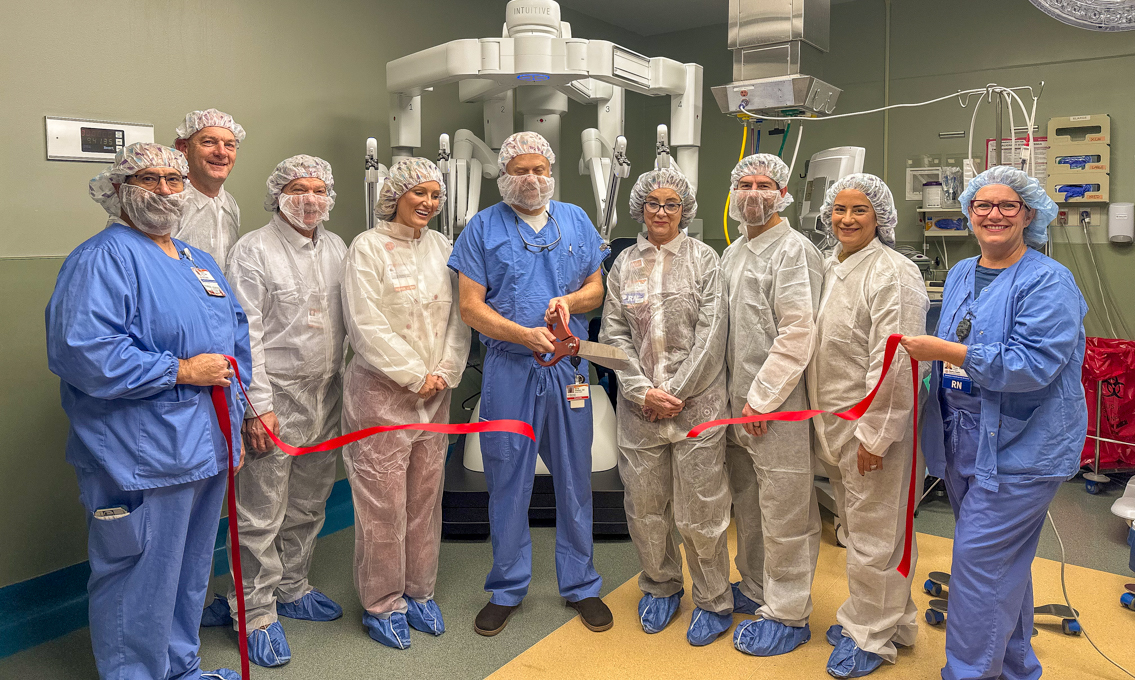 Dignity Health Mercy Hospital of Folsom unveils latest surgical robot