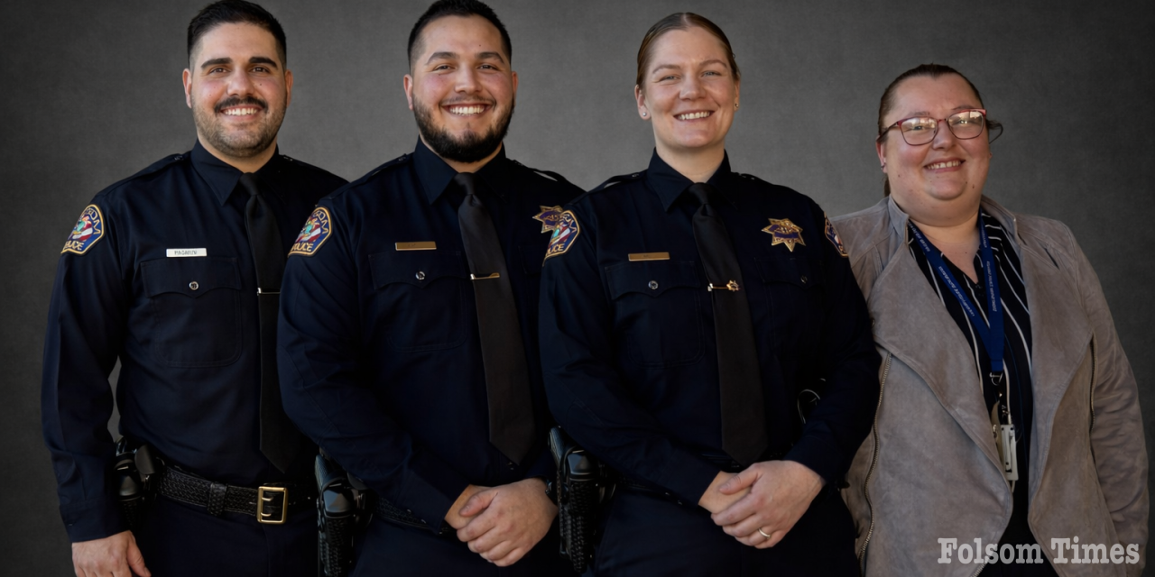 Folsom Police Department welcomes four new faces to its team