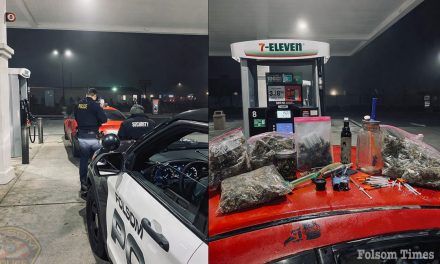 Late night Folsom traffic stop nets narcotics, warrant arrest