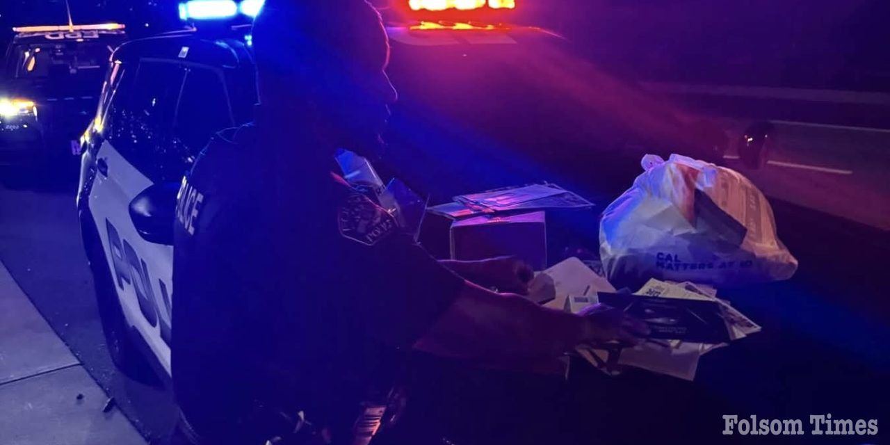 Folsom mail thief caught in early morning cluster box burglary