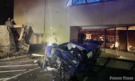 Iconic Naturwood waterwheel damaged in Highway 50 crash