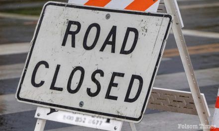Steady rains, flooding close section of Folsom’s Sibley Street