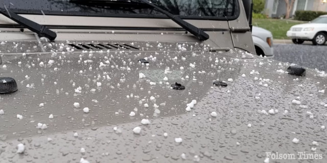 Snow in Folsom?  Storm brings flakes to low places