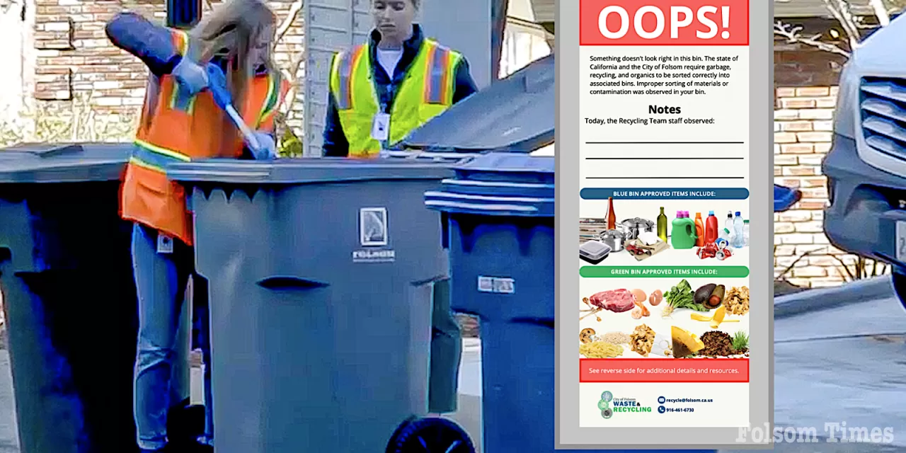Recycling correctly?  Folsom plans to check your bins 