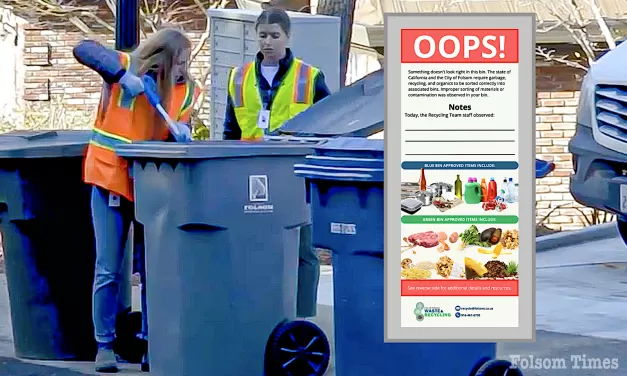 Recycling correctly?  Folsom plans to check your bins 