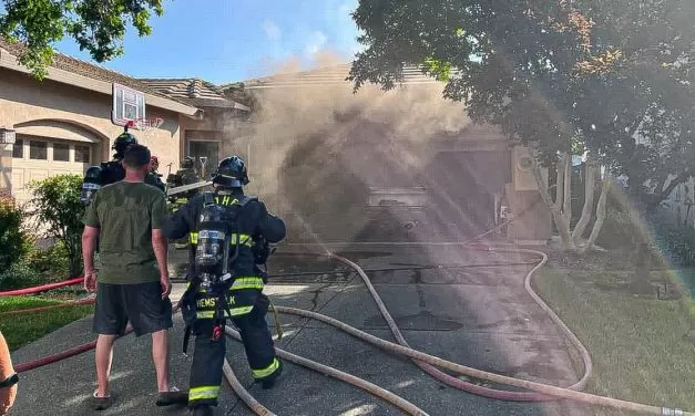 El Dorado Hills firefighters save two Serrano homes