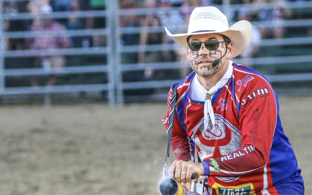 Clowning around is serious business for Folsom Pro Rodeo clown Matt Merritt