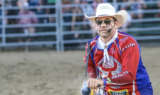 Clowning around is serious business for Folsom Pro Rodeo clown Matt Merritt