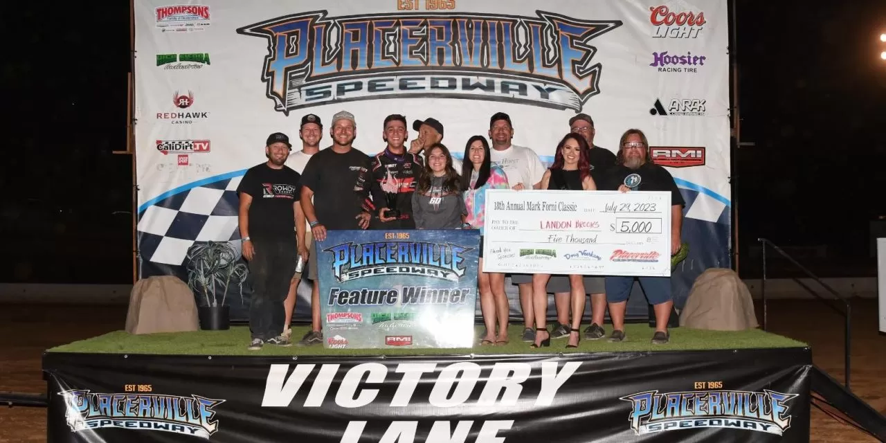 Landon Brooks wins Forni Classic at Placerville Speedway