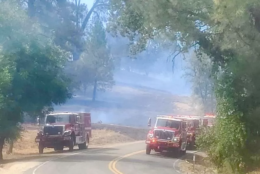 Vegetation fire prompts evacuations in southern El Dorado County Sunday 