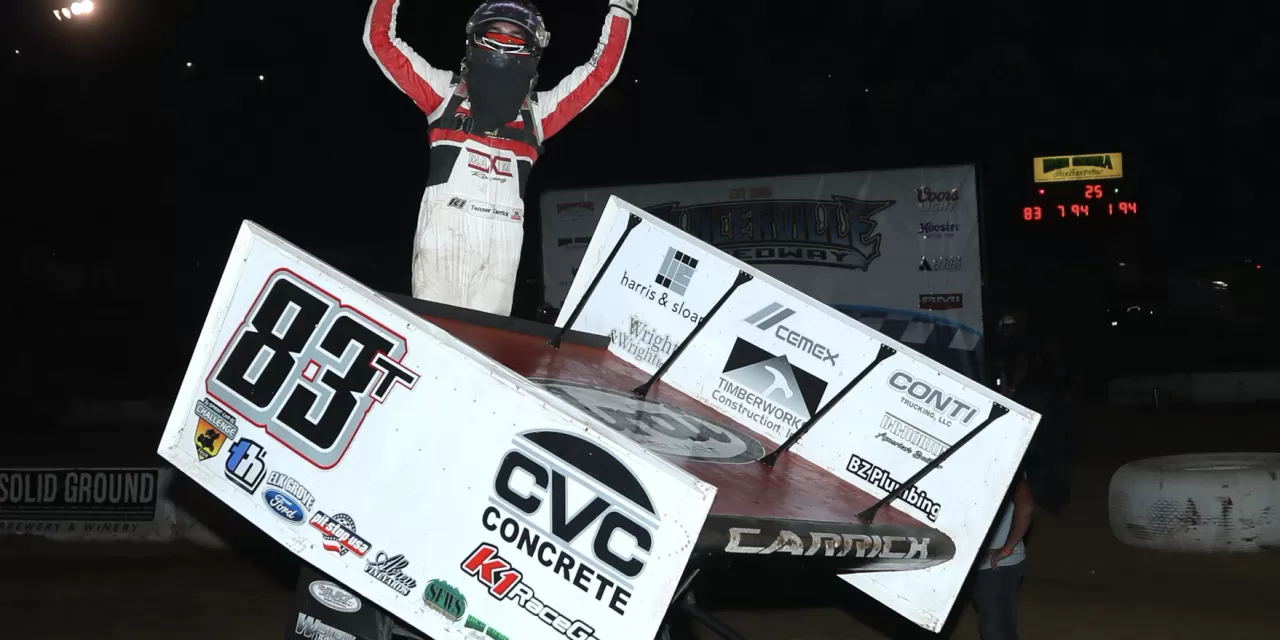 Lincoln’s Tanner Carrick scores first season win at Placerville Saturday