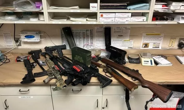 Folsom man apprehended, faces multiple firearm charges