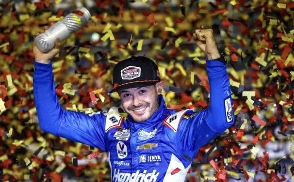 Elk Grove’s Larson wins NASCAR Playoffs opener