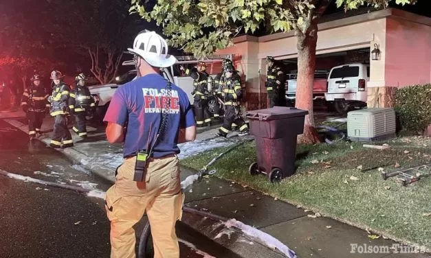 Folsom, EDH firefighters snuff Friday night structure fire