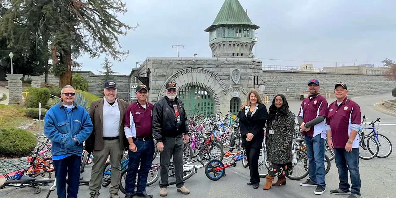 Folsom Prison, local Rotary continue tradition of providing holiday bikes