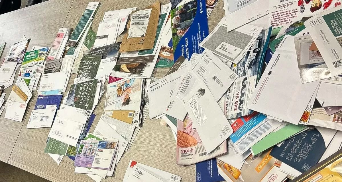 Two arrested with 500 pieces of stolen mail from Folsom, El Dorado Hills