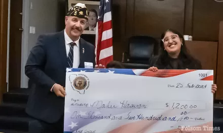Student Mahee Haswani, Folsom American Legion are State Oratorical Champs