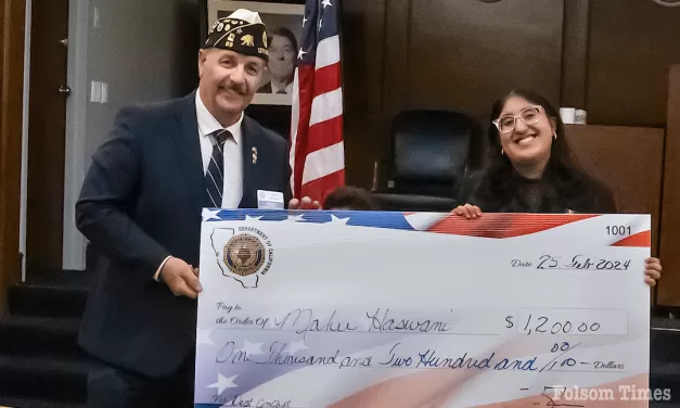 Student Mahee Haswani, Folsom American Legion are State Oratorical Champs